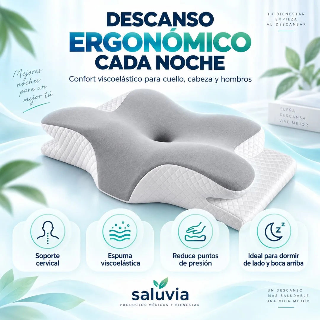 Almohada Ergonómica Viscoelástica